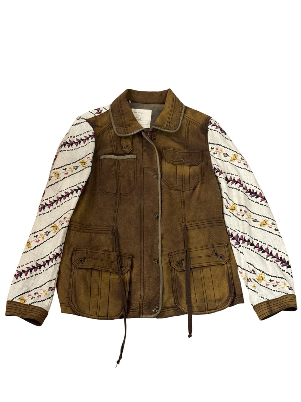 Free People Follow Your Heart Cargo Jacket. L